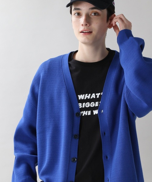 RAGEBLUE（レイジブルー）の「ミラノリブカーデ/214807（カーディガン/ボレロ・メンズ・ブラック/グレー/グリーン/オフホワイト/イエロー/オレンジ/ブルー/ブルー系その他/ダークグリーン/ピンク・MEDIUM/LARGE）」の7枚目の写真