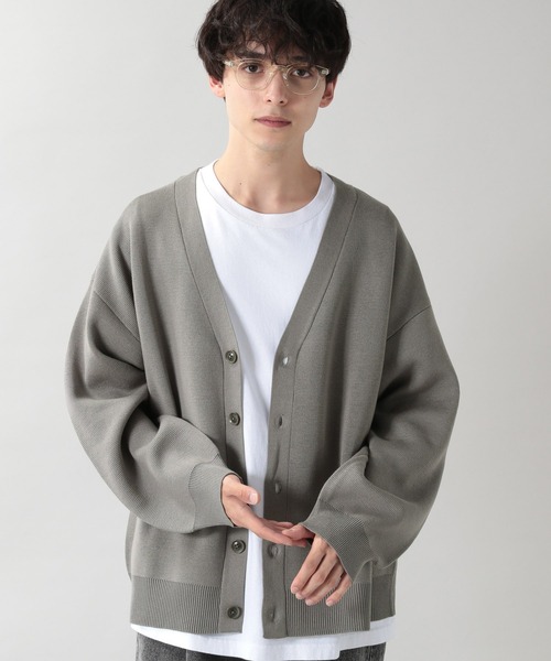 RAGEBLUE（レイジブルー）の「ミラノリブカーデ/214807（カーディガン/ボレロ・メンズ・ブラック/グレー/グリーン/オフホワイト/イエロー/オレンジ/ブルー/ブルー系その他/ダークグリーン/ピンク・MEDIUM/LARGE）」の17枚目の写真