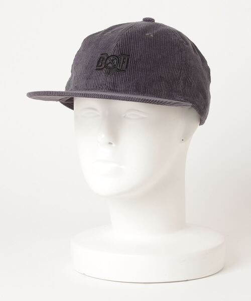 BOUNTY HUNTER（バウンティーハンター）の「BxH CORDUROY LOGO Cap（キャップ・メンズ・ブラック/ベージュ/グレー・FREE）」の2枚目の写真