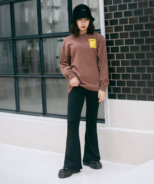 X-girl(エックスガール)の「WORDS FACE L/S TEE(Tシャツ/カットソー・レディース・ホワイト/ライトブルー/ブラック/ブラウン・SMALL/MEDIUM/LARGE/X-LARGE)」の17枚目の写真