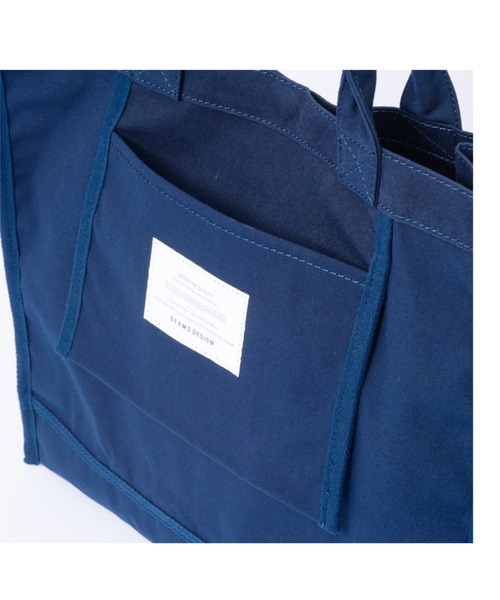 BEAMS DESIGN(ビームス デザイン)の「BEAMS DESIGN(ビームス デザイン) INSIDE OUT トートバッグ(L)(トートバッグ・メンズ・ブラック/ネイビー/グリーン/ブラウン/ブルー/オレンジ・FREE)」の7枚目の写真