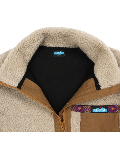 KAVU（カブー）の「【A&Fカントリー別注】KAVU/カブー BOA JACKET/ボアジャケット（ブルゾン・メンズ・ネイビー/ブラウン・MEDIUM/LARGE/X-LARGE/SMALL）」の22枚目の写真