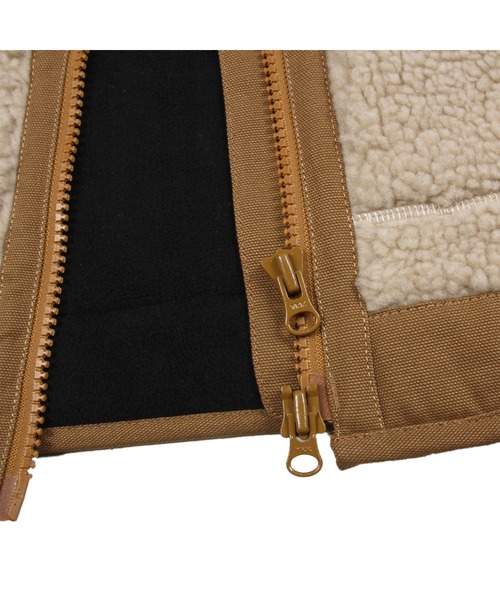 KAVU（カブー）の「【A&Fカントリー別注】KAVU/カブー BOA JACKET/ボアジャケット（ブルゾン・メンズ・ネイビー/ブラウン・MEDIUM/LARGE/X-LARGE/SMALL）」の11枚目の写真