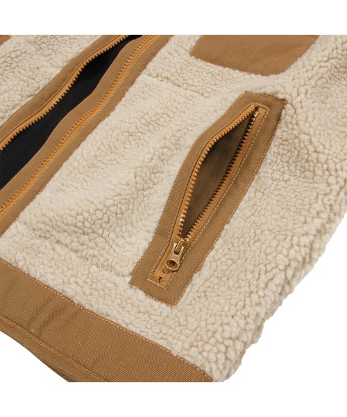 KAVU（カブー）の「【A&Fカントリー別注】KAVU/カブー BOA JACKET/ボアジャケット（ブルゾン・メンズ・ネイビー/ブラウン・MEDIUM/LARGE/X-LARGE/SMALL）」の7枚目の写真