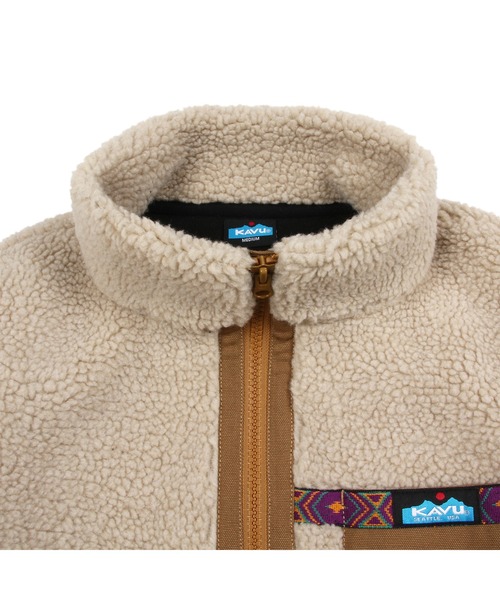 KAVU（カブー）の「【A&Fカントリー別注】KAVU/カブー BOA JACKET/ボアジャケット（ブルゾン・メンズ・ネイビー/ブラウン・MEDIUM/LARGE/X-LARGE/SMALL）」の17枚目の写真