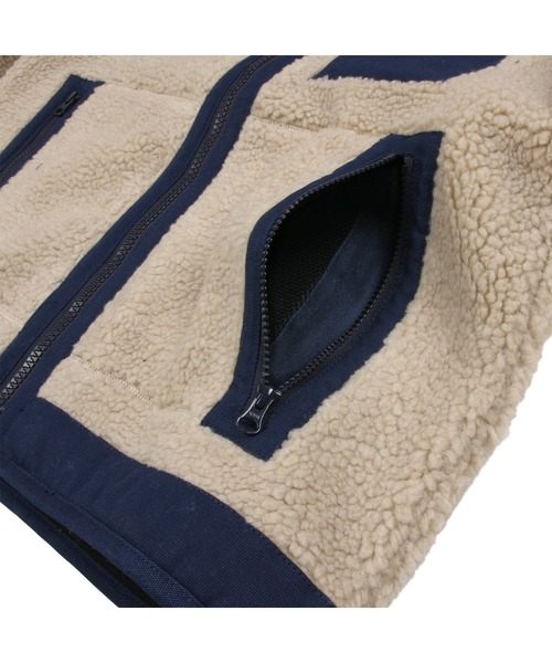 KAVU（カブー）の「【A&Fカントリー別注】KAVU/カブー BOA JACKET/ボアジャケット（ブルゾン・メンズ・ネイビー/ブラウン・MEDIUM/LARGE/X-LARGE/SMALL）」の15枚目の写真