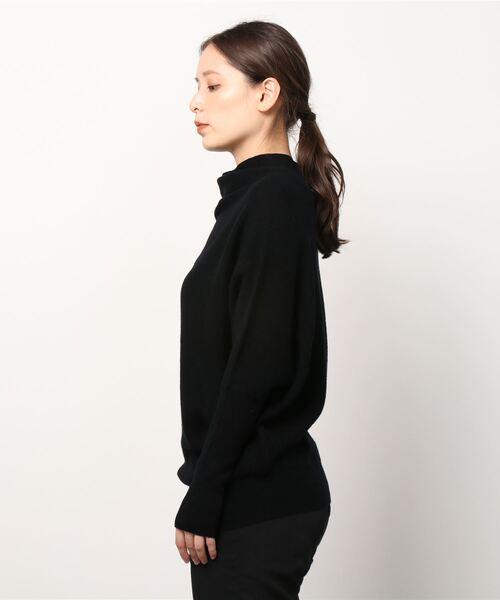 ALLSAINTS（オールセインツ）の「RIDLEY CASHMERE BLEND JUMPER | RIDLEY カシミヤ ブレンド ニット・セーター（ニット/セーター・レディース・ブラック/ホワイト系・M/S/XS）」の3枚目の写真