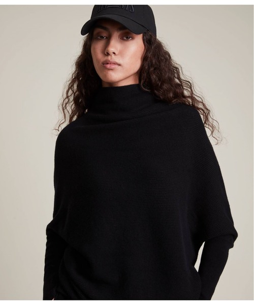 ALLSAINTS（オールセインツ）の「RIDLEY CASHMERE BLEND JUMPER | RIDLEY カシミヤ ブレンド ニット・セーター（ニット/セーター・レディース・ブラック/ホワイト系・M/S/XS）」の10枚目の写真