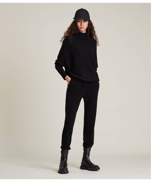 ALLSAINTS（オールセインツ）の「RIDLEY CASHMERE BLEND JUMPER | RIDLEY カシミヤ ブレンド ニット・セーター（ニット/セーター・レディース・ブラック/ホワイト系・M/S/XS）」の9枚目の写真
