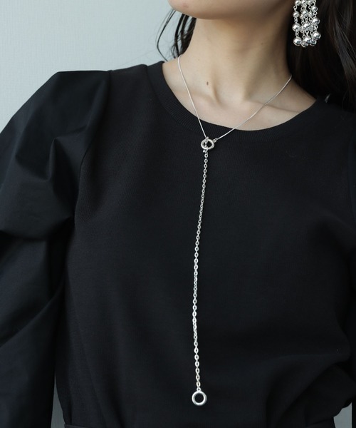 HARE(ハレ)の「チェーンMIXマルチネックレス(HARE)(ネックレス・レディース・シルバー/ゴールド・FREE)」の2枚目の写真