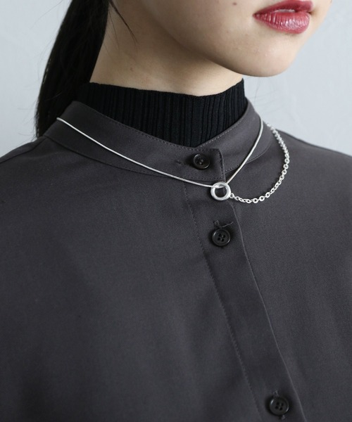 HARE(ハレ)の「チェーンMIXマルチネックレス(HARE)(ネックレス・レディース・シルバー/ゴールド・FREE)」の12枚目の写真