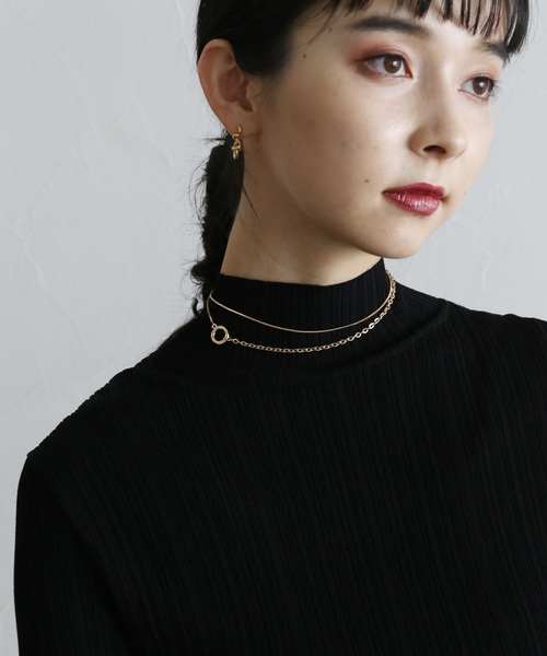 HARE(ハレ)の「チェーンMIXマルチネックレス(HARE)(ネックレス・レディース・シルバー/ゴールド・FREE)」の5枚目の写真