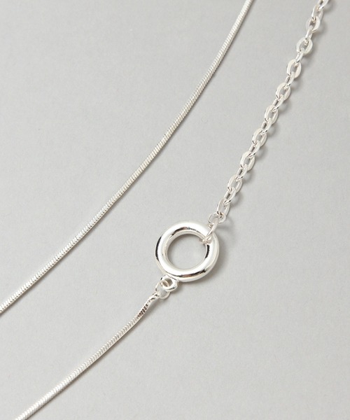 HARE(ハレ)の「チェーンMIXマルチネックレス(HARE)(ネックレス・レディース・シルバー/ゴールド・FREE)」の9枚目の写真