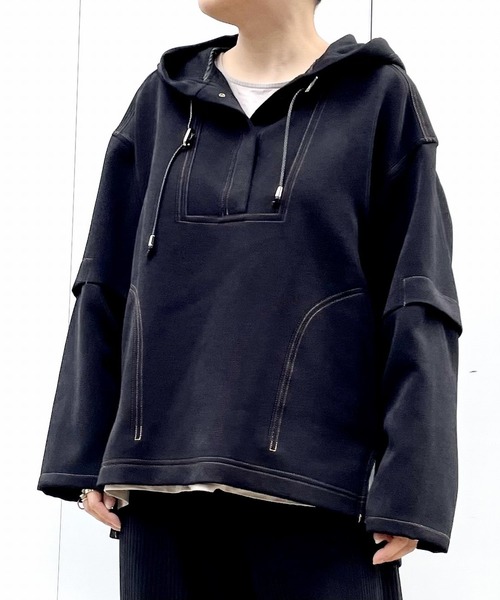 【LALLIA MU】ステッチフードPO