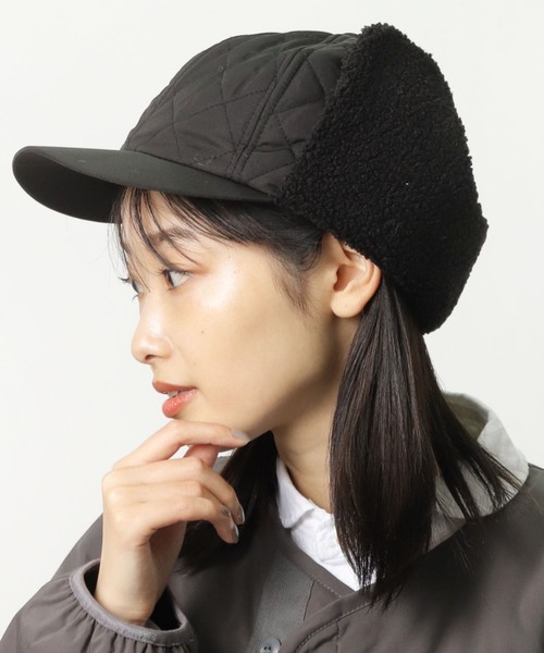 salle de bal（サルデバル）の「キルティングボア付キャップ SPH C30548 SPI（キャップ・レディース・ベージュ/ブラック/オリーブドラブ・FREE）」の21枚目の写真