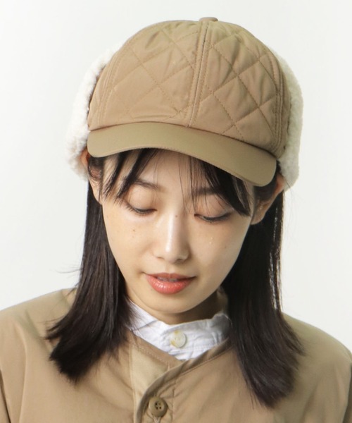 salle de bal（サルデバル）の「キルティングボア付キャップ SPH C30548 SPI（キャップ・レディース・ベージュ/ブラック/オリーブドラブ・FREE）」の14枚目の写真