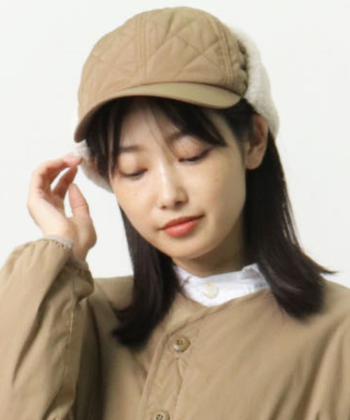 salle de bal（サルデバル）の「キルティングボア付キャップ SPH C30548 SPI（キャップ・レディース・ベージュ/ブラック/オリーブドラブ・FREE）」の13枚目の写真