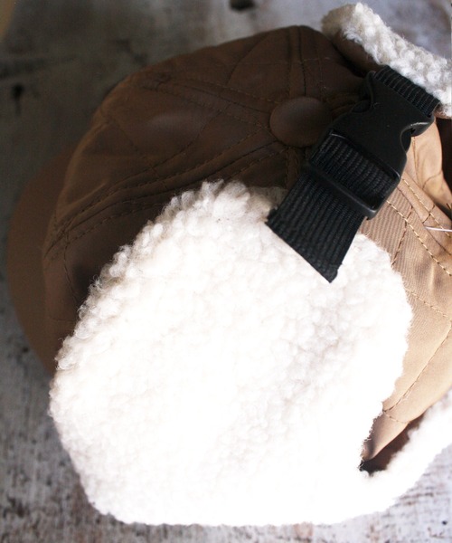 salle de bal（サルデバル）の「キルティングボア付キャップ SPH C30548 SPI（キャップ・レディース・ベージュ/ブラック/オリーブドラブ・FREE）」の22枚目の写真