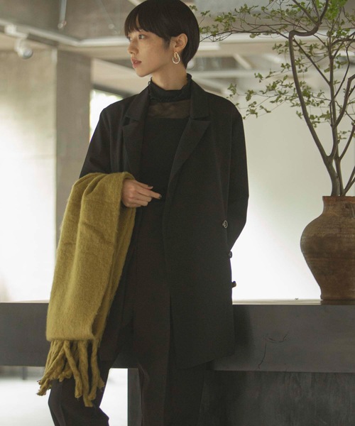 ANT（アント）の「マニッシュシルエット3Bダブルジャケット【ANT】（テーラードジャケット・レディース・ブラック/グレー/イエロー・FREE）」の17枚目の写真