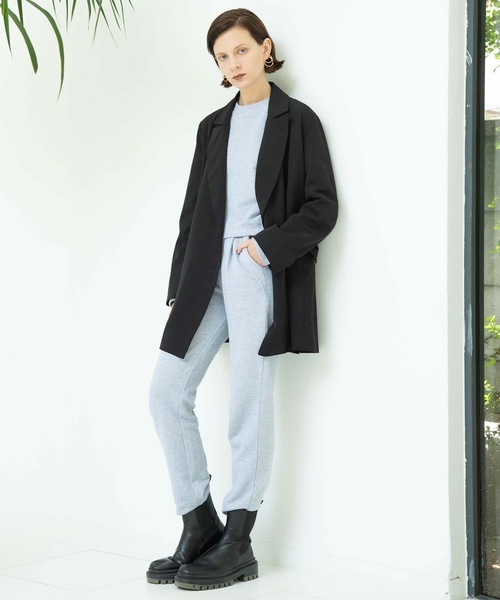 ANT（アント）の「マニッシュシルエット3Bダブルジャケット【ANT】（テーラードジャケット・レディース・ブラック/グレー/イエロー・FREE）」の5枚目の写真