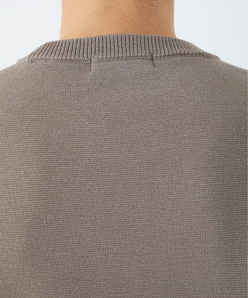 WRAPINKNOT（ラッピンノット）の「STUDIOUS別注 奇跡のクルーネック（ニット/セーター・メンズ・ライトグレー/ブラウン/グリーン/ブラック/オフホワイト・3/4/2）」の21枚目の写真