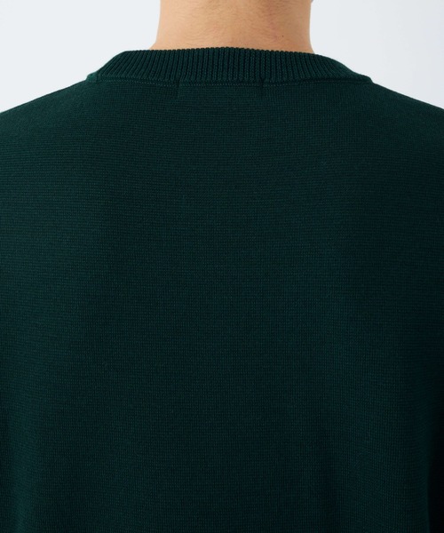 WRAPINKNOT（ラッピンノット）の「STUDIOUS別注 奇跡のクルーネック（ニット/セーター・メンズ・ライトグレー/ブラウン/グリーン/ブラック/オフホワイト・3/4/2）」の22枚目の写真