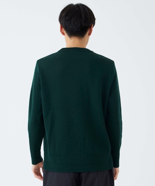 WRAPINKNOT（ラッピンノット）の「STUDIOUS別注 奇跡のクルーネック（ニット/セーター・メンズ・ライトグレー/ブラウン/グリーン/ブラック/オフホワイト・3/4/2）」の13枚目の写真