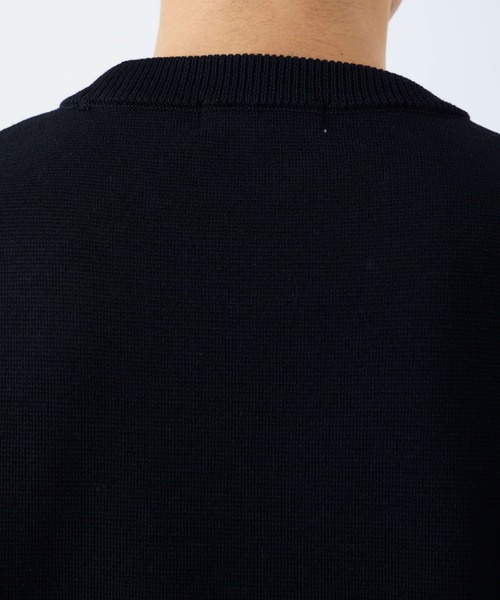 WRAPINKNOT（ラッピンノット）の「STUDIOUS別注 奇跡のクルーネック（ニット/セーター・メンズ・ライトグレー/ブラウン/グリーン/ブラック/オフホワイト・3/4/2）」の20枚目の写真