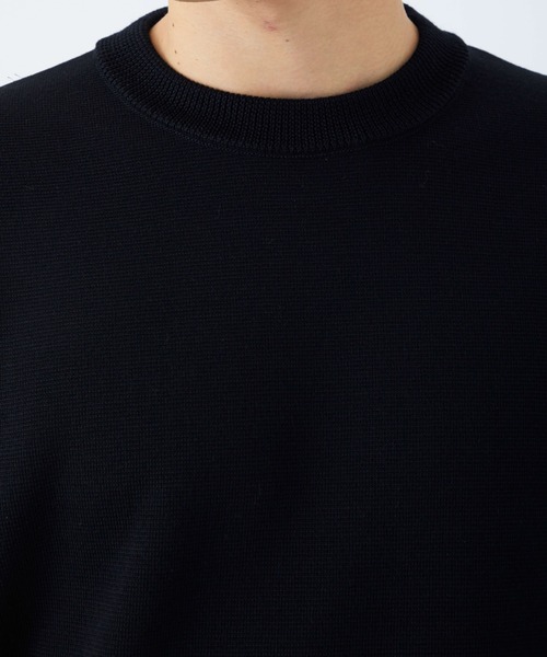 WRAPINKNOT（ラッピンノット）の「STUDIOUS別注 奇跡のクルーネック（ニット/セーター・メンズ・ライトグレー/ブラウン/グリーン/ブラック/オフホワイト・3/4/2）」の16枚目の写真