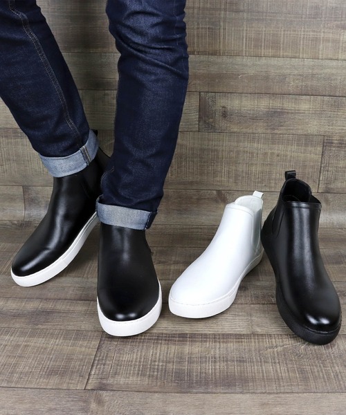 Dedes（デデス）の「ベーシックサイドゴアスニーカー（スニーカー・メンズ・ホワイト/ブラック/ブラック×ブラック・41/42/43/44/40）」の7枚目の写真