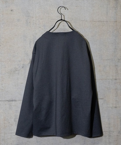 JOHN'S CLOSET(ジョンズクローゼット)の「【3】ROOT THREE MVSニットノーカラージャケット(テーラードジャケット・メンズ・ネイビー/グレー・MEDIUM/LARGE/X-LARGE)」の15枚目の写真