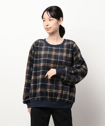 179/WG | シャギーチェックプルオーバー【前後2WAY】(シャツ/ブラウス)