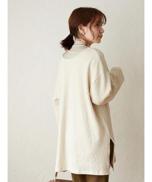 Sugar spoon（シュガースプーン）の「・SUGAR SPOON ソデシャーリングハイネック＊（Tシャツ/カットソー・レディース・ブラック/ベージュ/イエロー/アイボリー・FREE）」の15枚目の写真