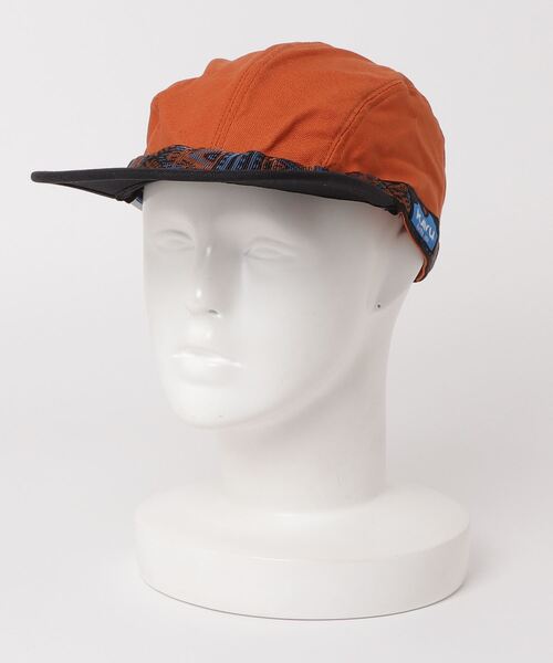 KAVU（カブー）の「【MADE IN USA】KAVU/カブー ORGANIC STRAPCAP/オーガニックストラップキャップ（キャップ・メンズ・ブラック/ネイビー/ブラウン/カーキ/オレンジ/ブルー/ストーン/キャメル/ナチュラル/グリーン/プラム・MEDIUM/LARGE）」の11枚目の写真