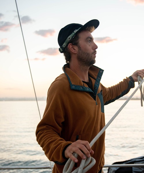 KAVU（カブー）の「【MADE IN USA】KAVU/カブー ORGANIC STRAPCAP/オーガニックストラップキャップ（キャップ・メンズ・ブラック/ネイビー/ブラウン/カーキ/オレンジ/ブルー/ストーン/キャメル/ナチュラル/グリーン/プラム・MEDIUM/LARGE）」の12枚目の写真