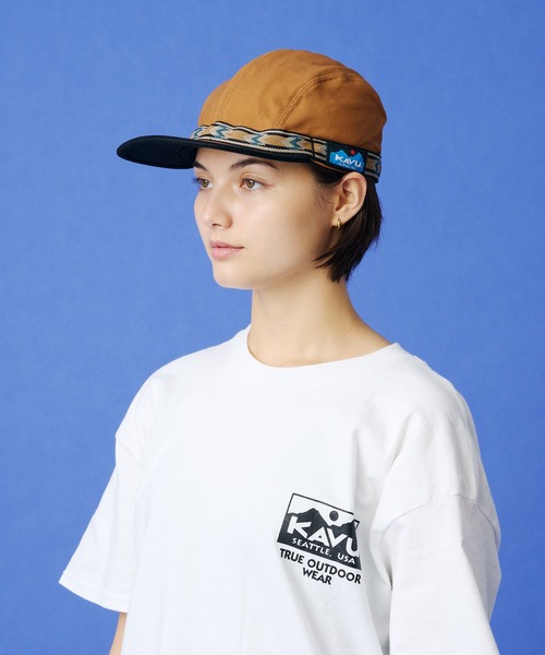 KAVU(カブー)の「【MADE IN USA】KAVU/カブー ORGANIC STRAPCAP/オーガニックストラップキャップ(キャップ・メンズ・ブラック/ネイビー/ブラウン/カーキ/オレンジ/ブルー/ストーン/キャメル/ナチュラル/グリーン/プラム・MEDIUM/LARGE)」の19枚目の写真