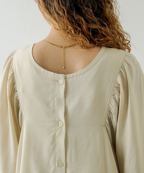 mystic（ミスティック）の「ギャザーミニワンピース（ワンピース・レディース・ブラック/オリーブ/アイボリー・FREE）」の9枚目の写真