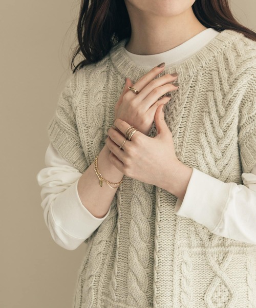 SMELLY（スメリー）の「3セットリング（リング・レディース・ゴールド・-）」の2枚目の写真