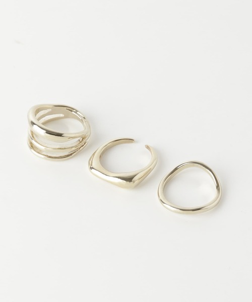 SMELLY（スメリー）の「3セットリング（リング・レディース・ゴールド・-）」の3枚目の写真