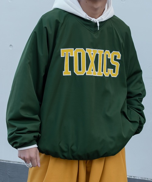 kutir(クティール)の「TOXICSカレッジプルオーバー(パーカー・メンズ・ブラック/イエロー/グリーン・MEDIUM/LARGE)」の3枚目の写真