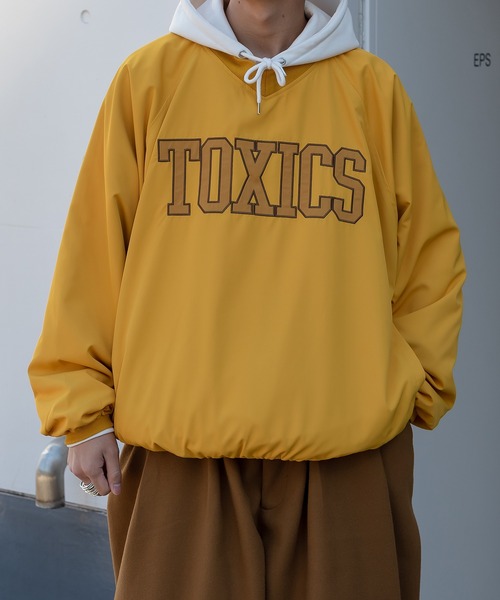 kutir(クティール)の「TOXICSカレッジプルオーバー(パーカー・メンズ・ブラック/イエロー/グリーン・MEDIUM/LARGE)」の6枚目の写真