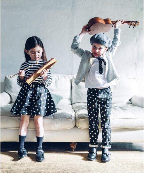 agnes b.（アニエスベー）の「K134 E BERET キッズ ウールベレー（ハンチング/ベレー帽・キッズ・グレー系その他・1/2/0）」の6枚目の写真