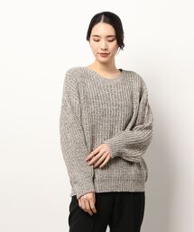 Lugnoncure | スラブ混ミックスヤーンニット(ニット/セーター)