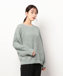 Lugnoncure | スラブ混ミックスヤーンニット(ニット/セーター)