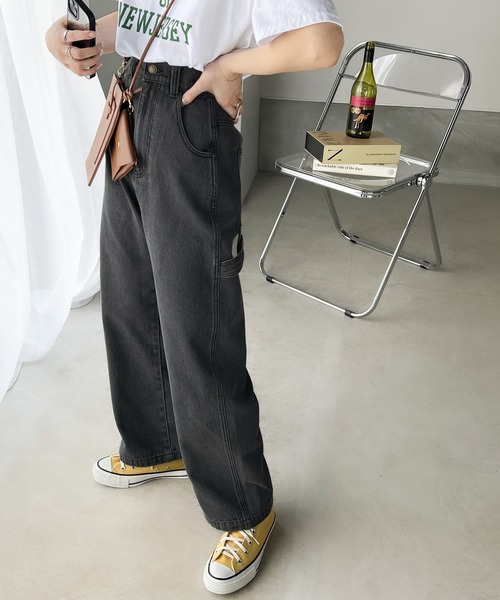 《JaVaジャバ別注》ワイドな今っぽシルエット。メンズライクペインターパンツ