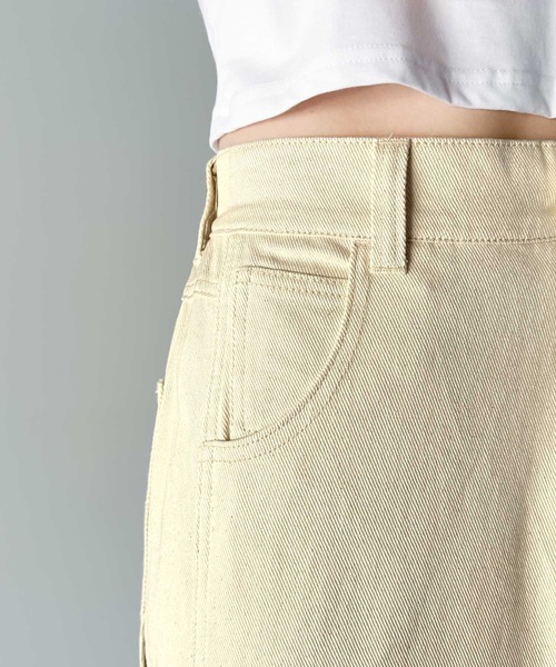 Java（ジャバ）の「《JaVa ジャバ別注》履くたびキュン。メンズライク ペインター ツイル ＆ ワイド デニム パンツ（デニムパンツ・レディース・ベージュ/ナチュラル/ワンウォッシュ/ライトブルー/ブラック系その他/ブラック系その他2/カーキ/キナリ/その他1・SMALL/MEDIUM/LARGE/X-LARGE）」の21枚目の写真