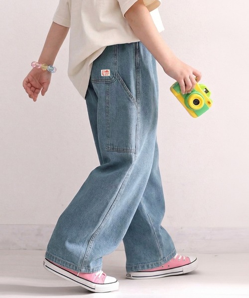 Java(ジャバ)の「《JaVa ジャバ別注》履くたびキュン。メンズライク ペインター ツイル & ワイド デニム パンツ(デニムパンツ・レディース・ベージュ/ナチュラル/ワンウォッシュ/ライトブルー/ブラック系その他/ブラック系その他2/カーキ/キナリ/その他1・SMALL/MEDIUM/LARGE/X-LARGE)」の19枚目の写真