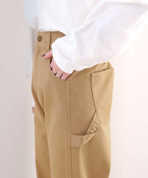 Java（ジャバ）の「《JaVa ジャバ別注》履くたびキュン。メンズライク ペインター ツイル ＆ ワイド デニム パンツ（デニムパンツ・レディース・ベージュ/ナチュラル/ワンウォッシュ/ライトブルー/ブラック系その他/ブラック系その他2/カーキ/キナリ/その他1・SMALL/MEDIUM/LARGE/X-LARGE）」の14枚目の写真