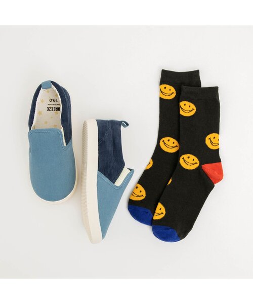 BREEZE(ブリーズ)の「Boy'sソックスA(ソックス/靴下・キッズ・チャコール/ベージュ/カーキ・15 /18/21)」の5枚目の写真