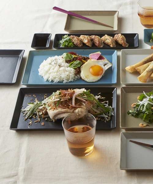 LEPSIM（レプシィム）の「【KASANE】レクタンプレートLL【WEB限定】　266916（食器・レディース・ブラック/ブルー/オフホワイト/カーキ・ONE SIZE）」の20枚目の写真